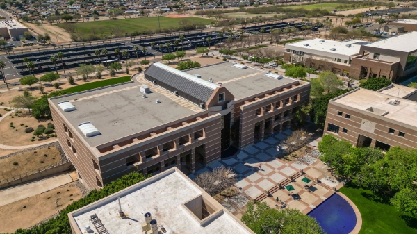 View of the ASU West Valley campus from above